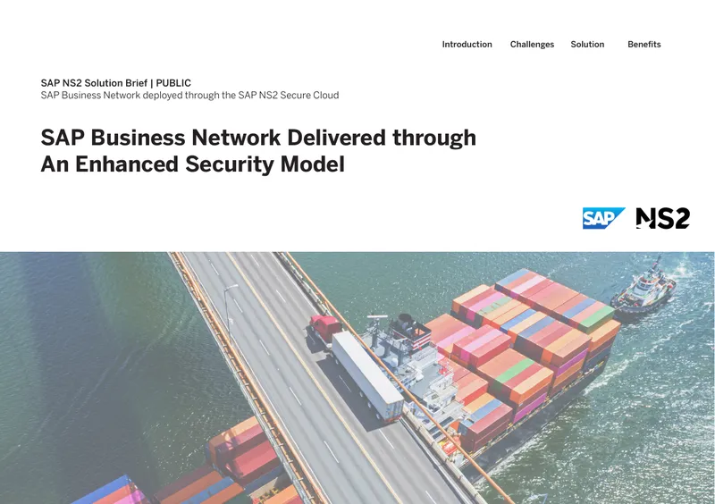 SAP Business Network Security Model Overview