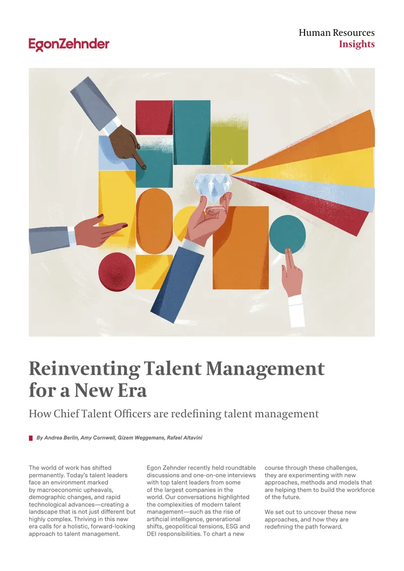 Redefining Talent Management for Modern Challenges