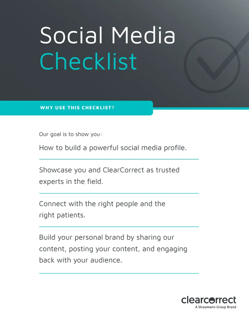 Social Media Profile Building Checklist