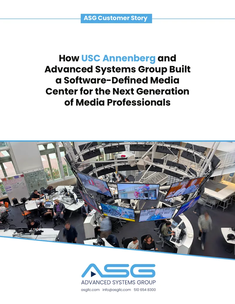 USC Annenberg Software-Defined Media Center Case Study