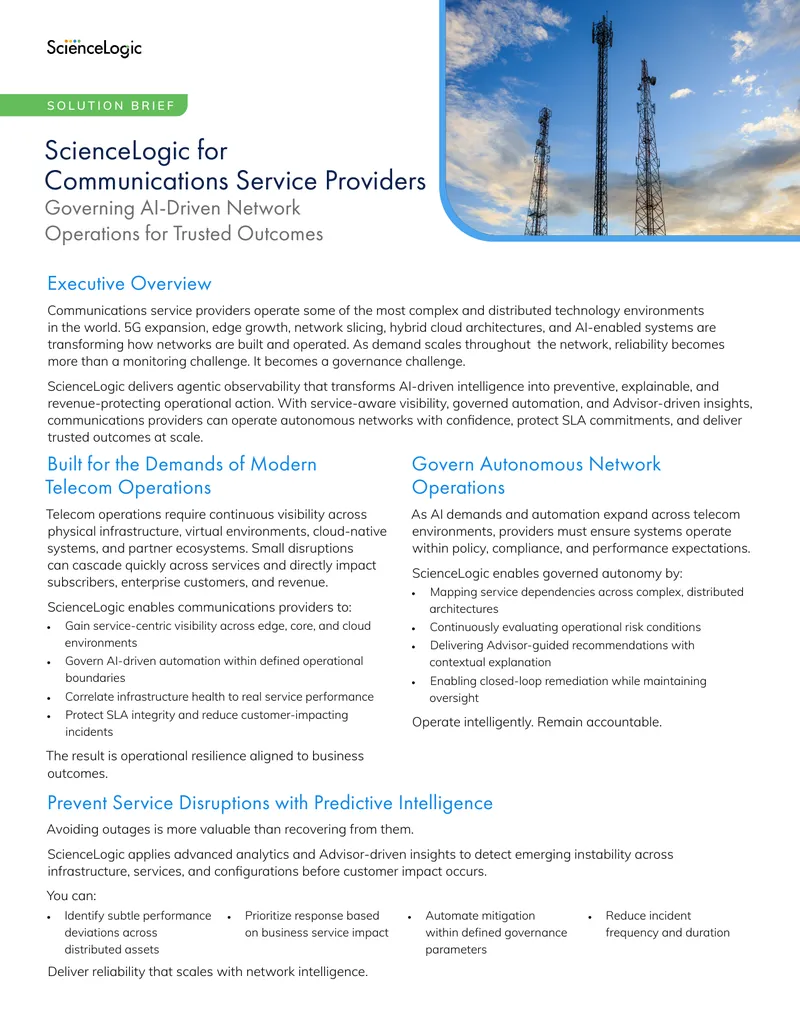 Governed Automation for Telecommunications Operations