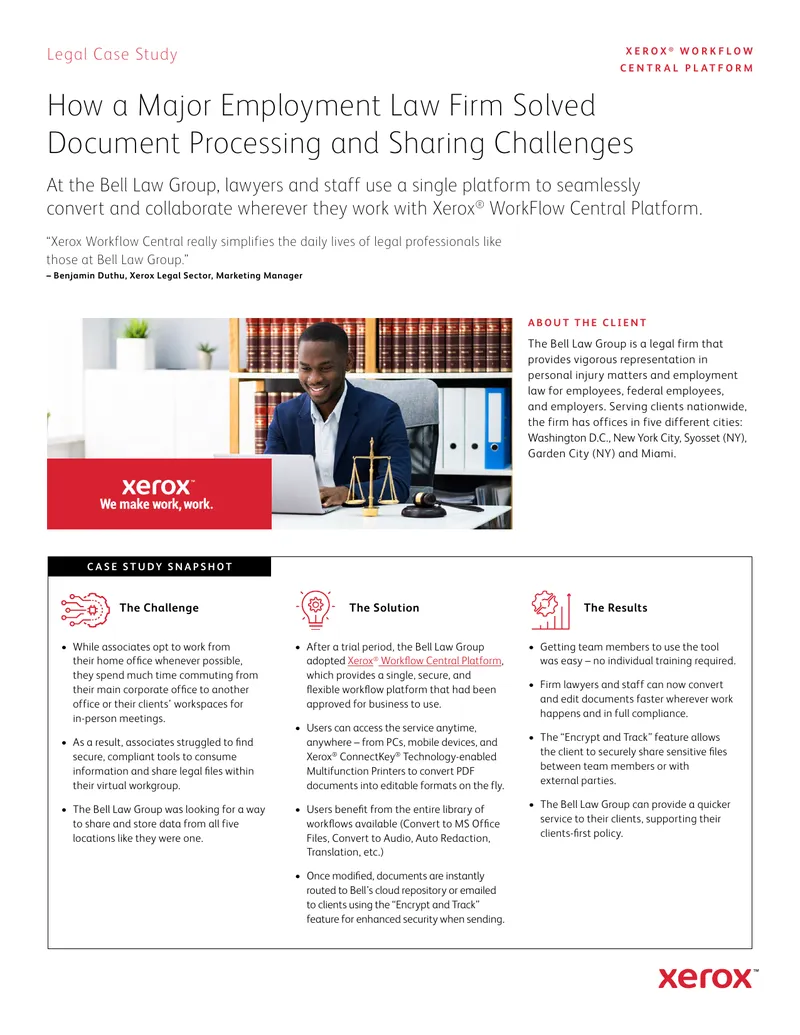Legal Case Study on Document Processing Solutions