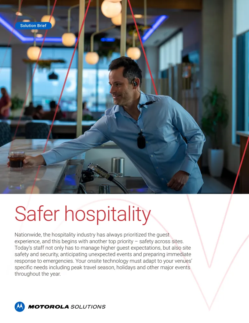 Safety and Security Ecosystem for Hospitality