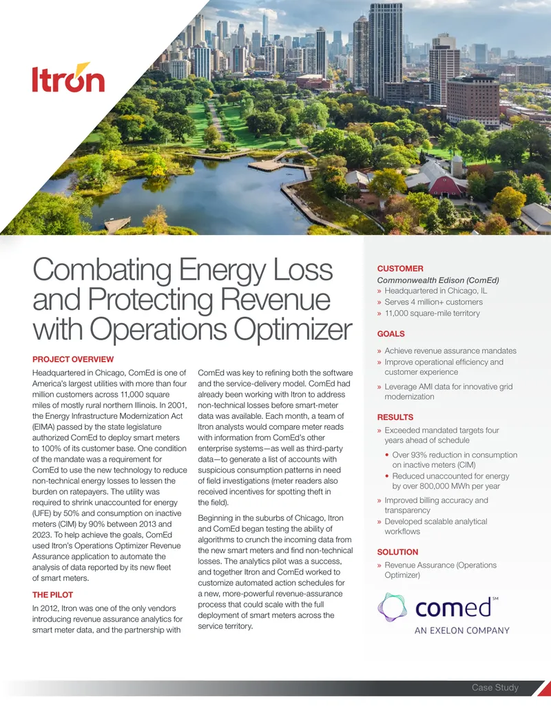 Revenue Assurance Implementation at ComEd