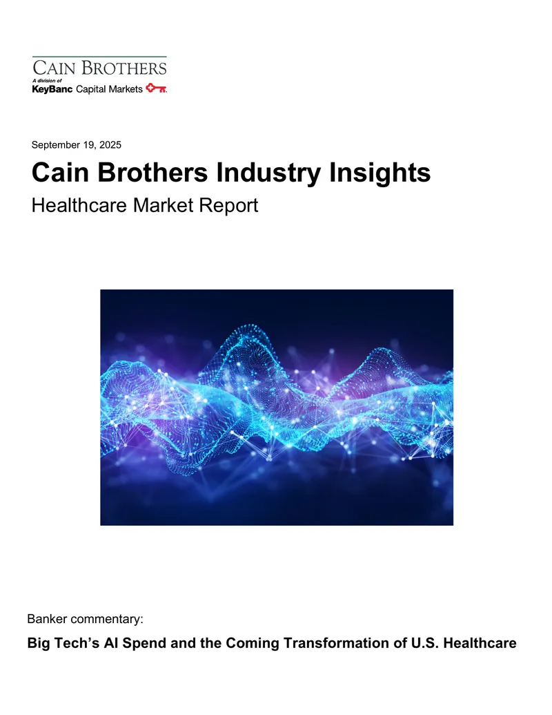 Healthcare Market Report on AI Investments