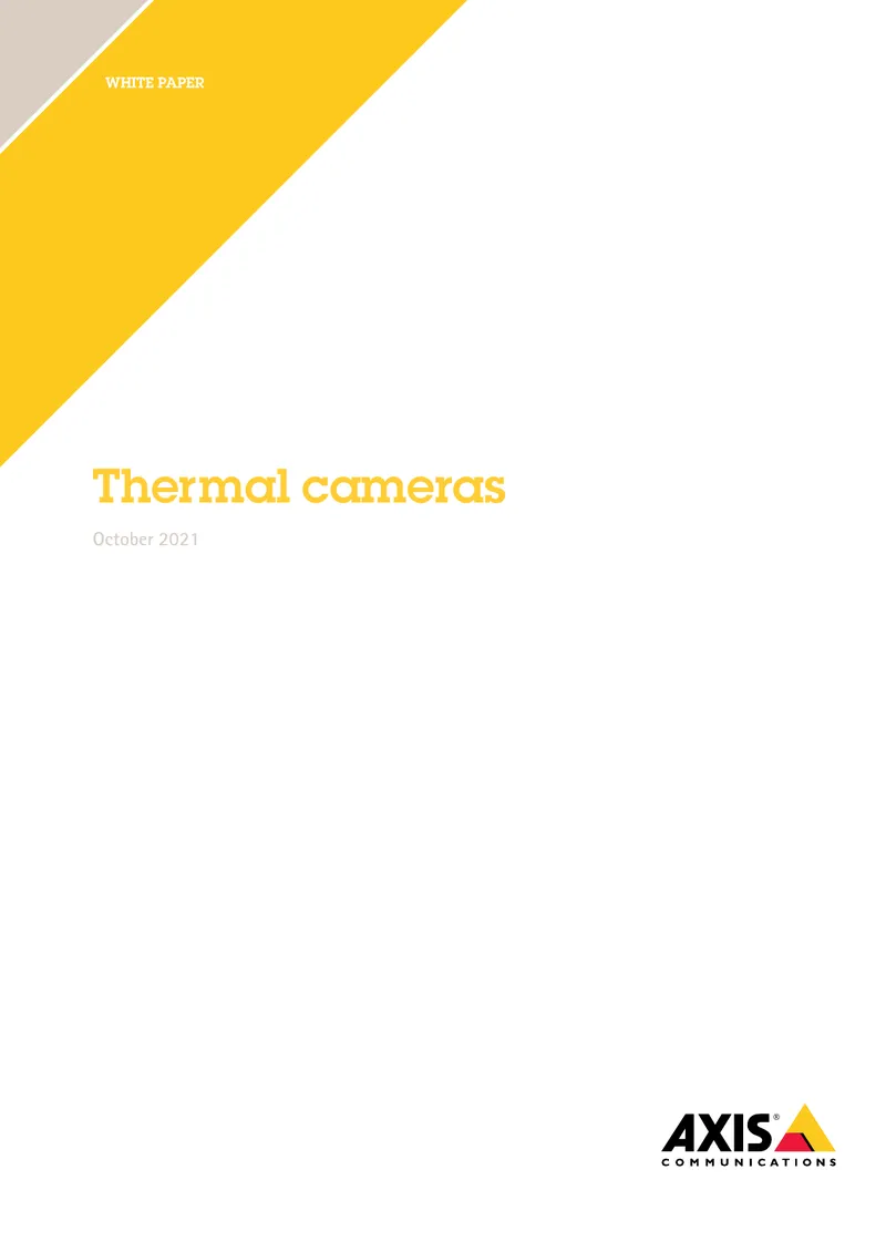 Thermal Cameras in Security Applications