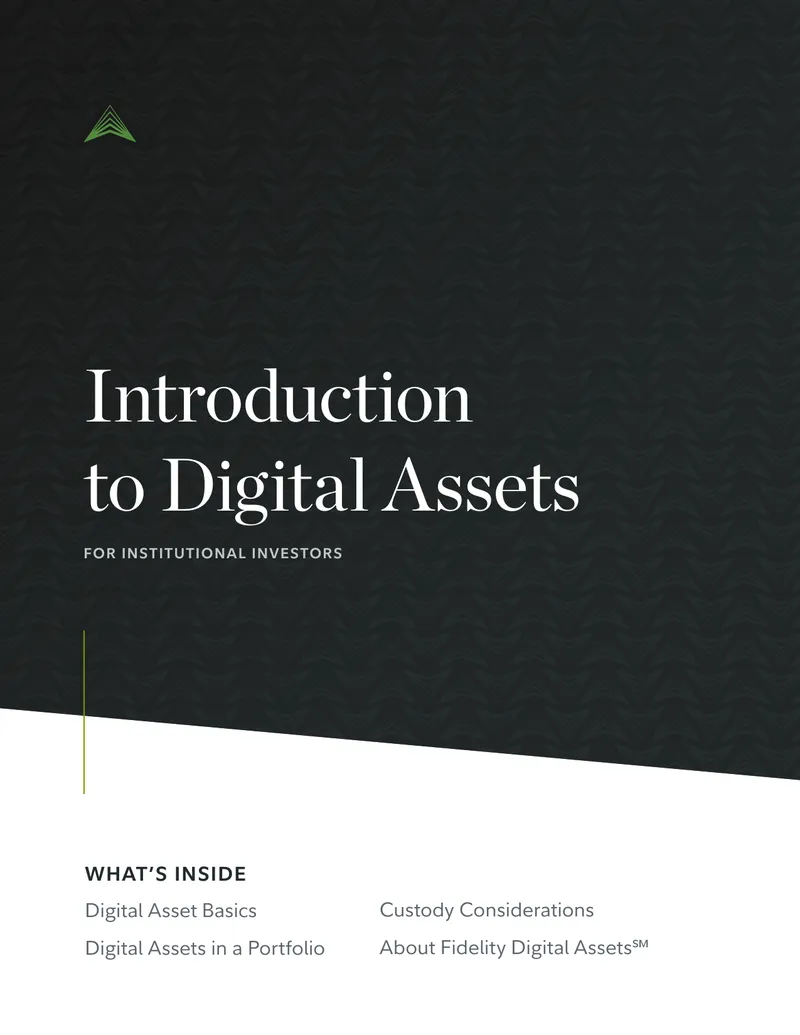 Guide to Digital Assets for Institutional Investors