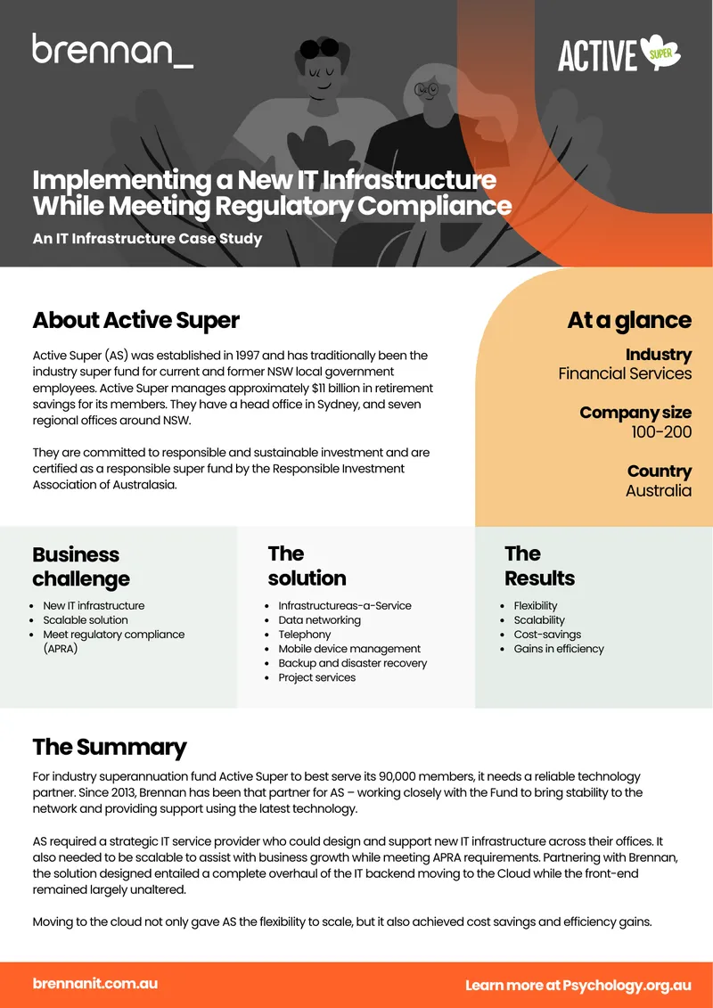 IT Infrastructure Migration and Compliance Case Study