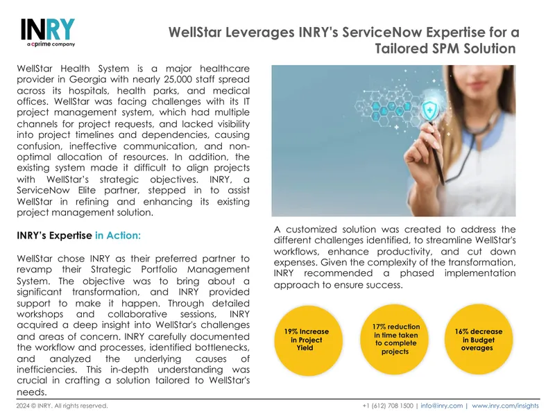 WellStar Health System Project Management Transformation
