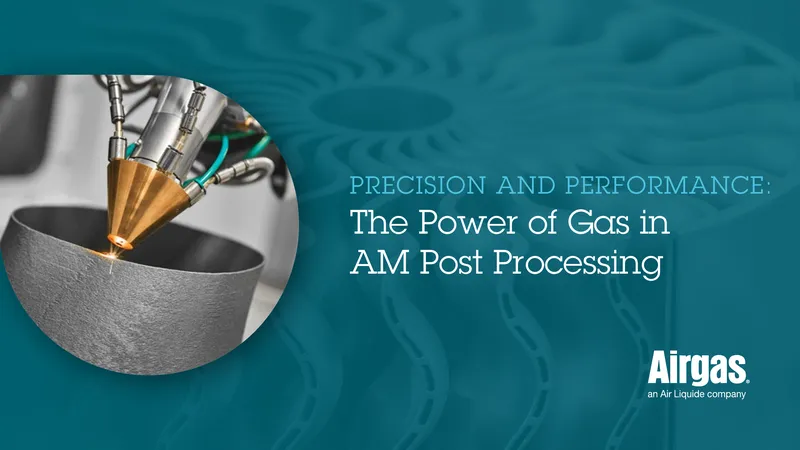 Gas Applications in Additive Manufacturing Post Processing