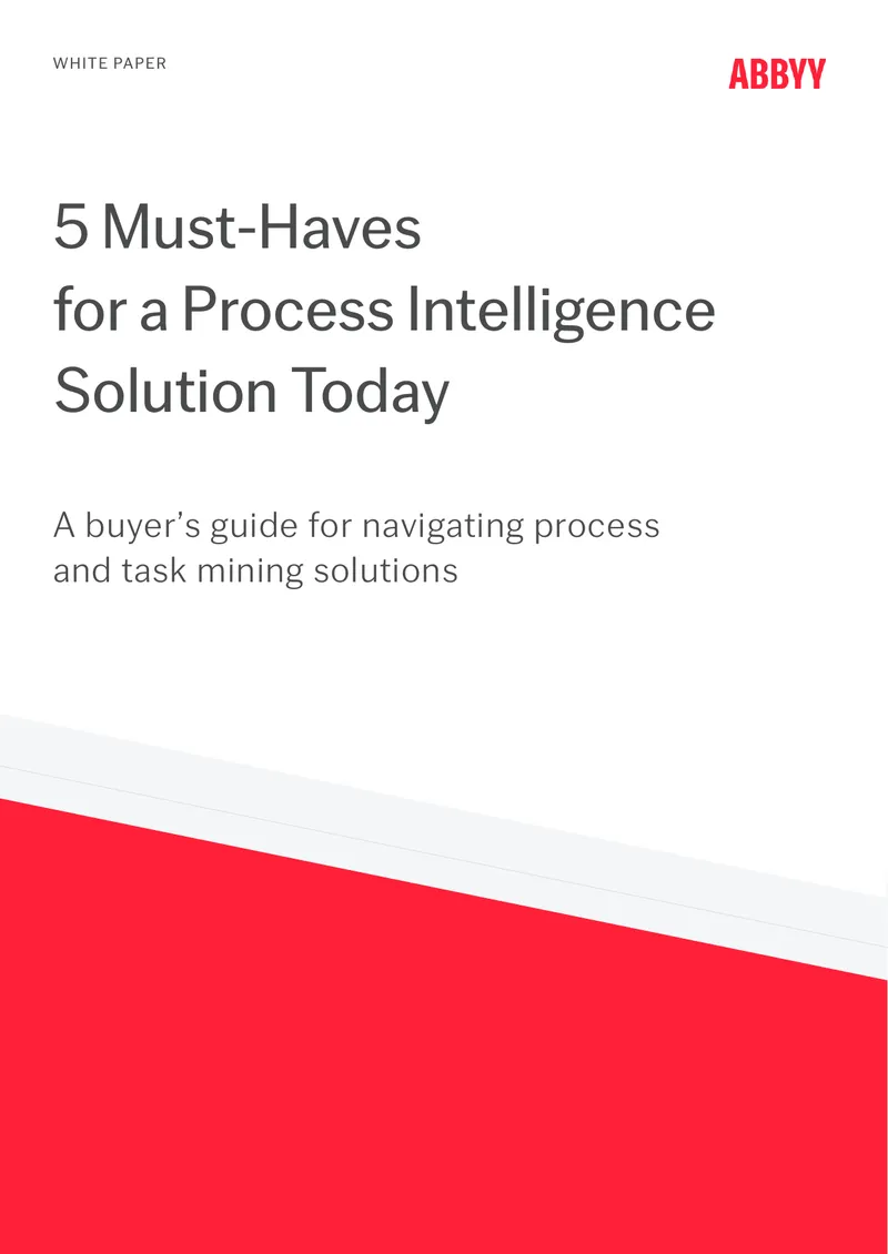 Key Features of Process Intelligence Solutions