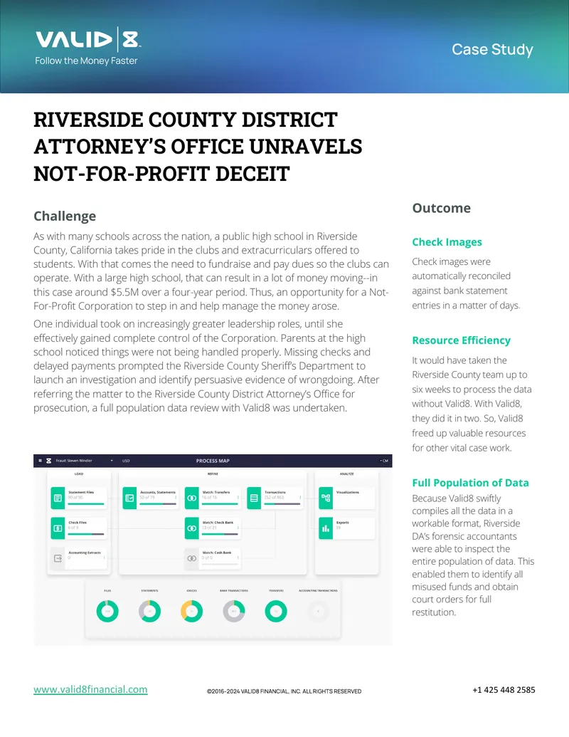 Riverside County District Attorney's Office Case Study