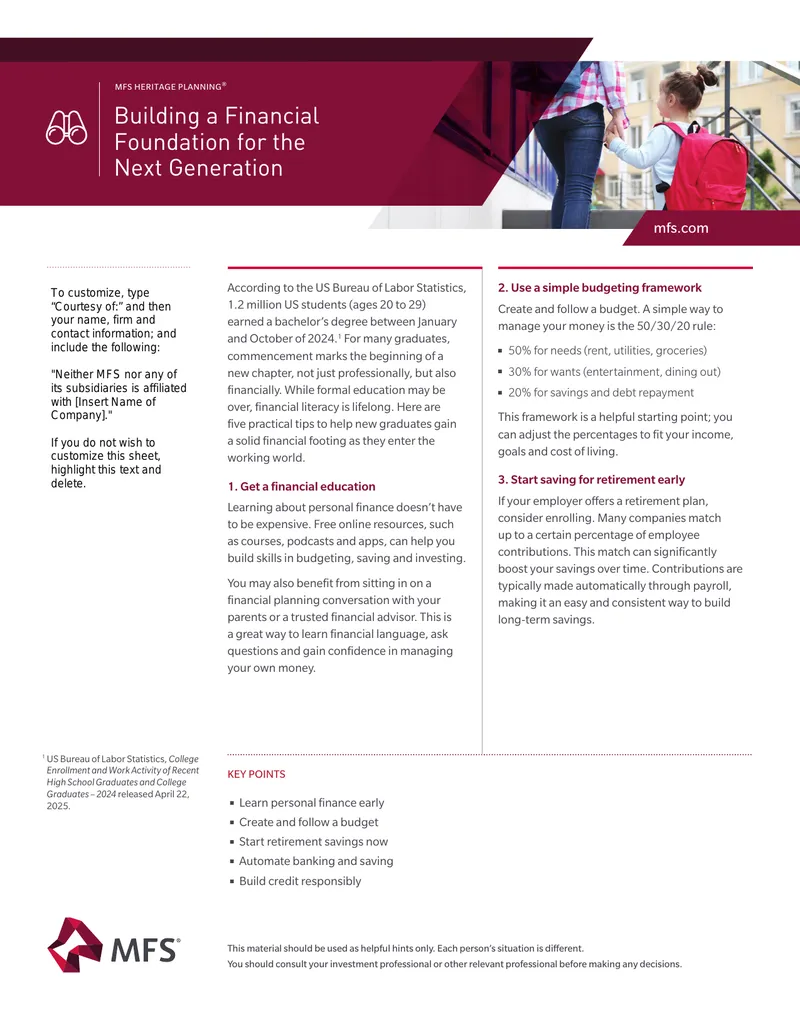 Financial Tips for New Graduates