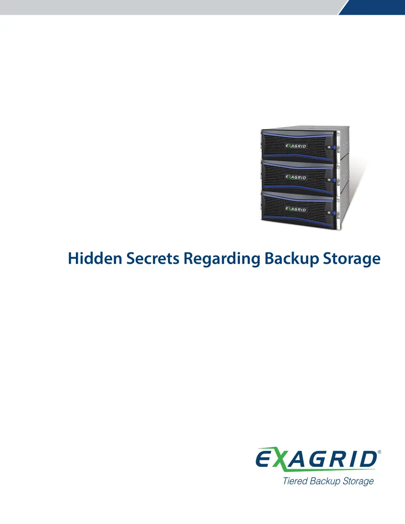 Backup Storage Solutions and Deduplication Techniques