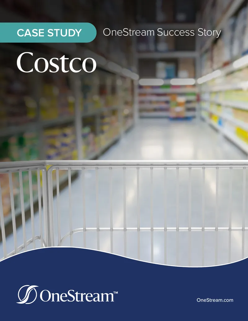 Costco Wholesale Corporation OneStream Case Study