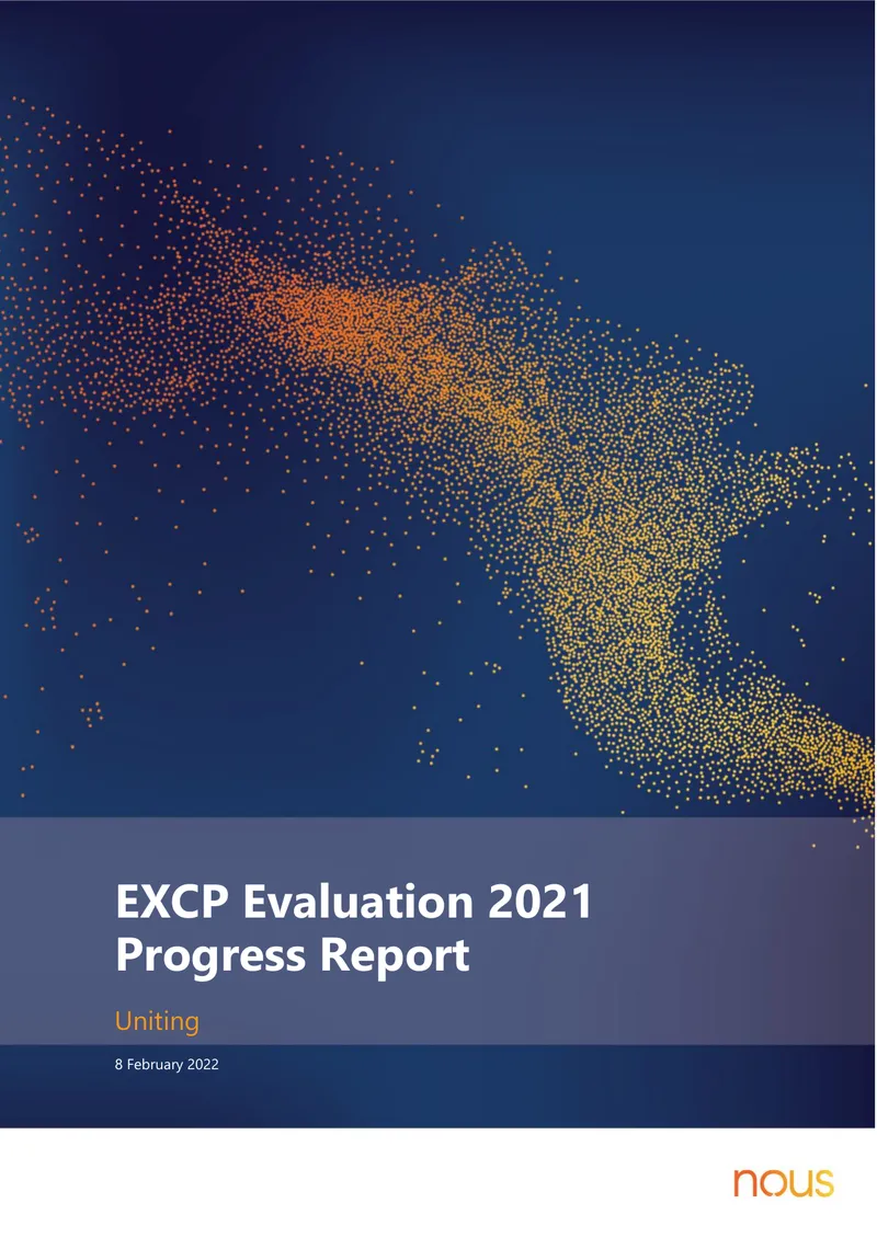 EXCP Evaluation 2021 Progress Report
