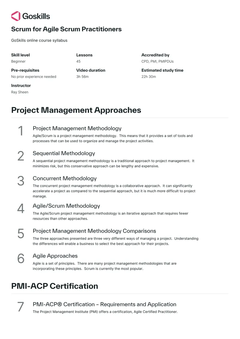 Agile/Scrum Project Management Methodology Guide