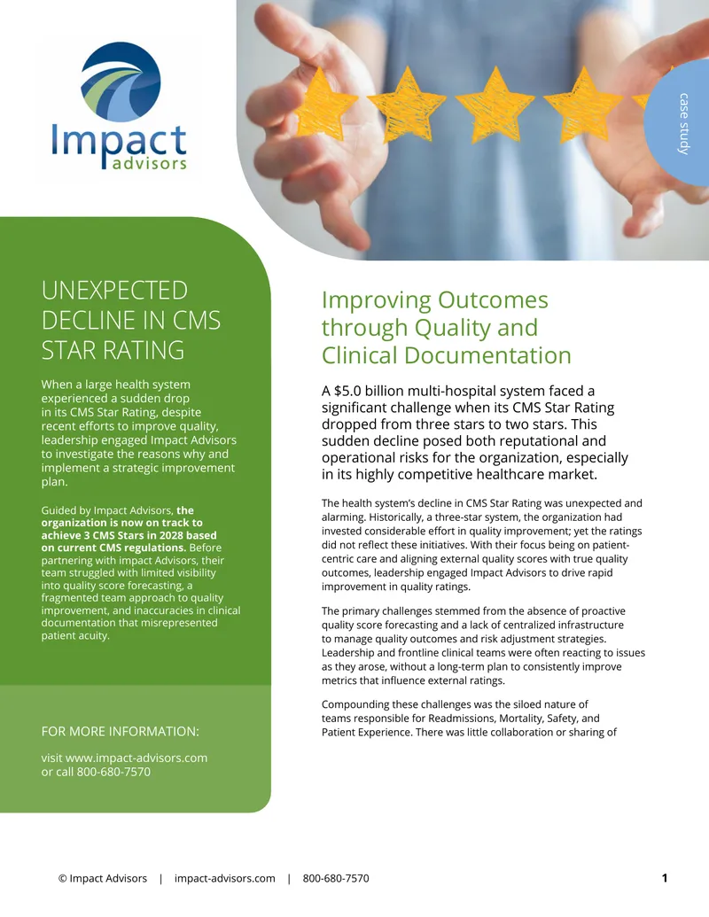 Improving Outcomes through Quality and Clinical Documentation