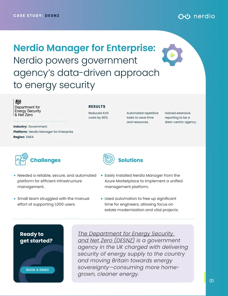 Nerdio Manager for Enterprise Case Study