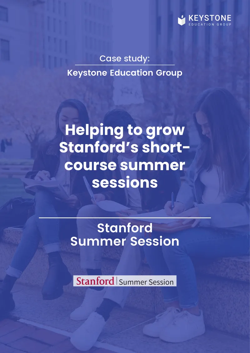 Stanford Summer Session Case Study with Keystone Education Group
