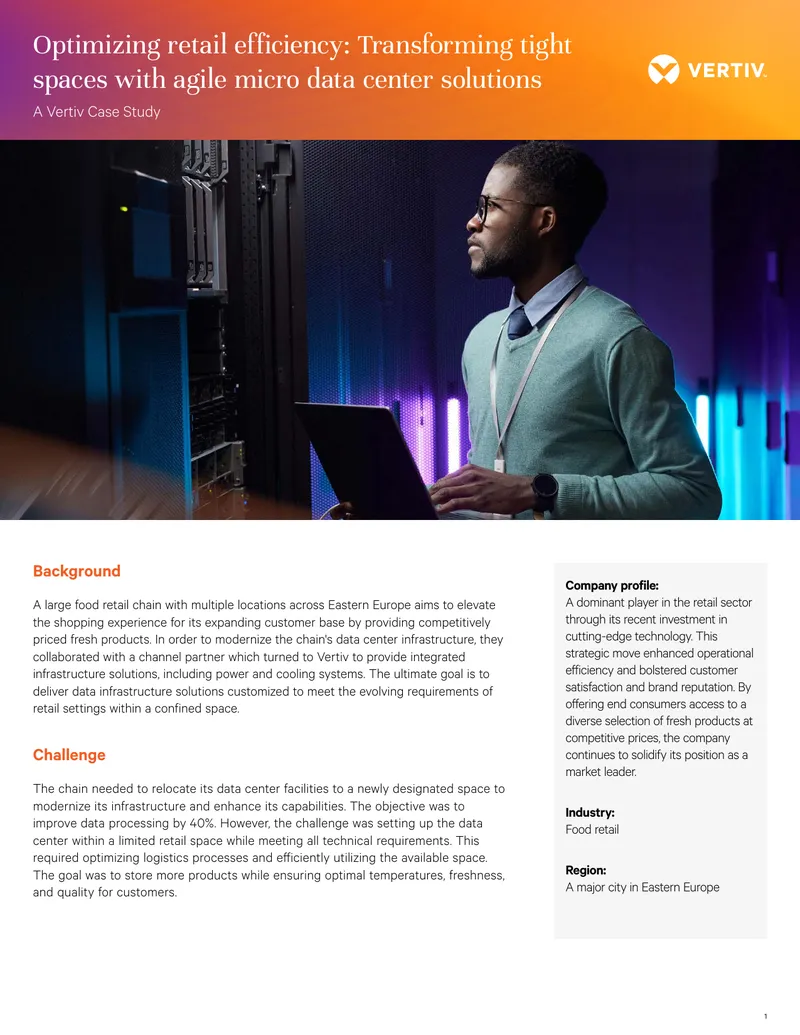 Optimizing Retail Efficiency with Micro Data Center Solutions
