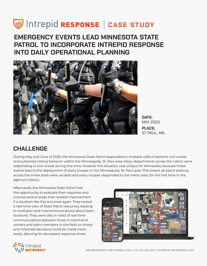 Minnesota State Patrol Operational Planning Case Study