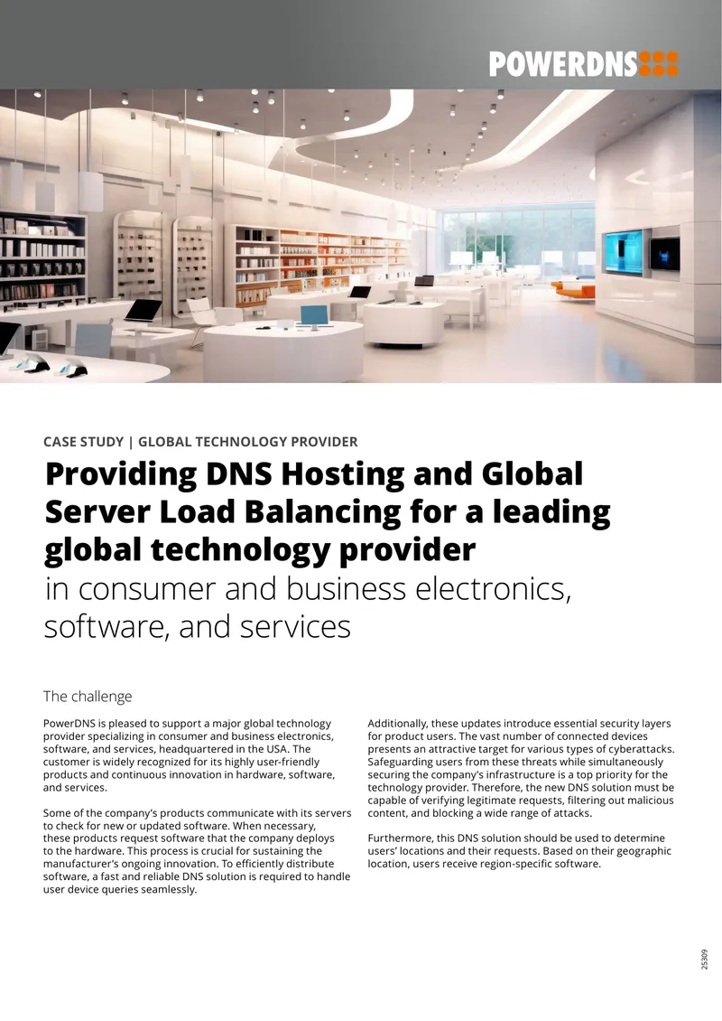 Providing DNS Hosting and Global Server Load Balancing
