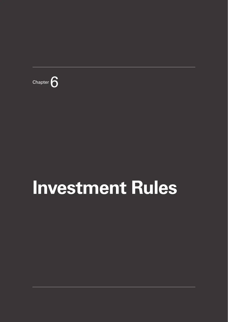 Investment Rules Under Solvency II Framework
