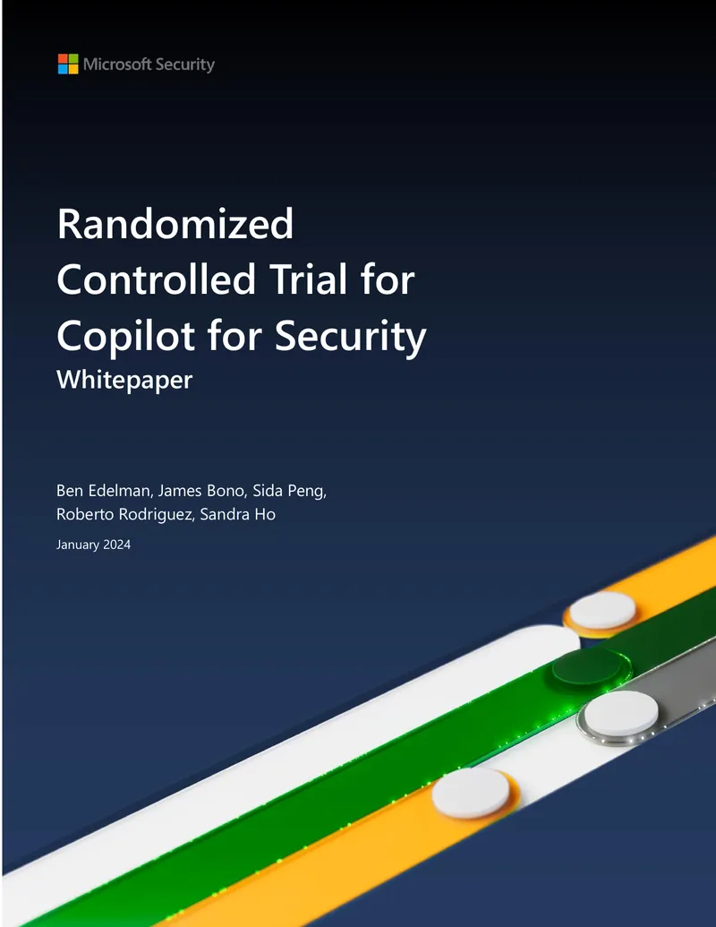 Microsoft Copilot for Security Randomized Controlled Trial