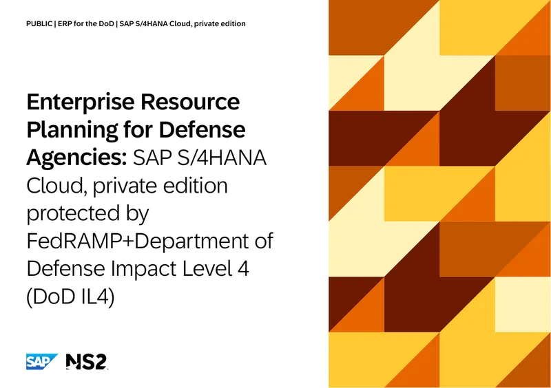 Enterprise Resource Planning for Defense Agencies