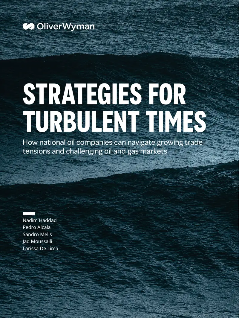 Strategies for National Oil Companies in Turbulent Times