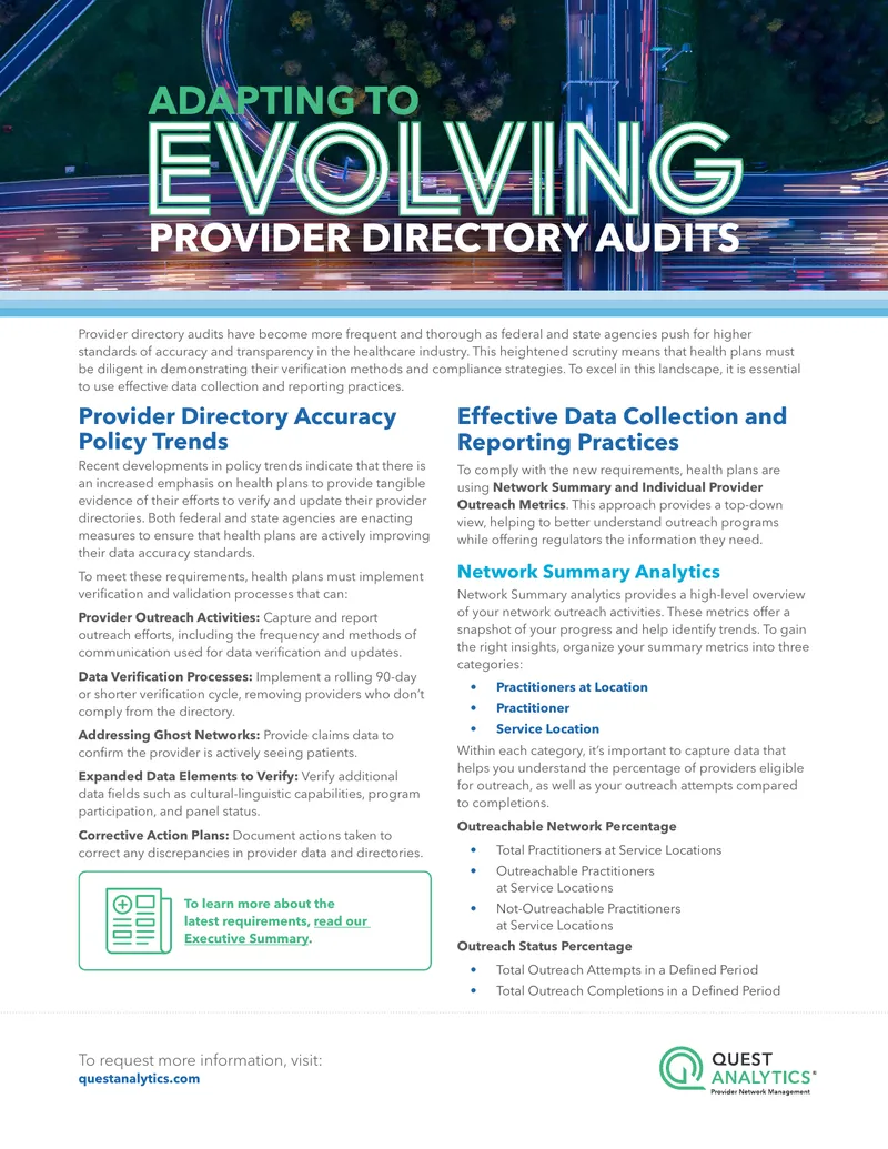 Provider Directory Audit Compliance Strategies