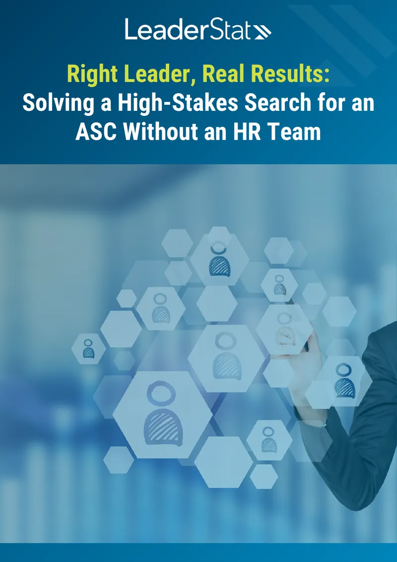 Executive Search Case Study for ASC Leadership