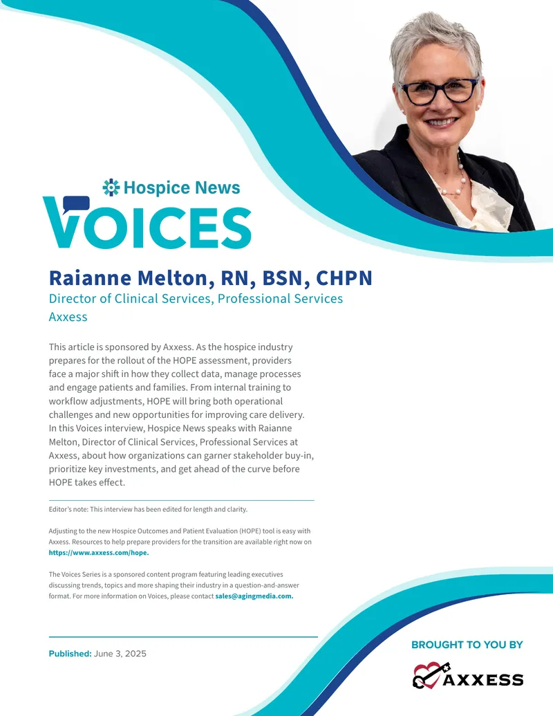 Impact of HOPE Assessment on Hospice Care
