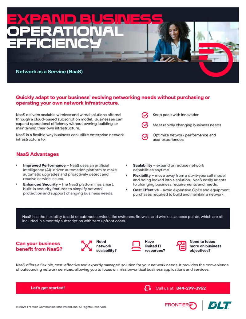 Network as a Service Operational Efficiency Guide
