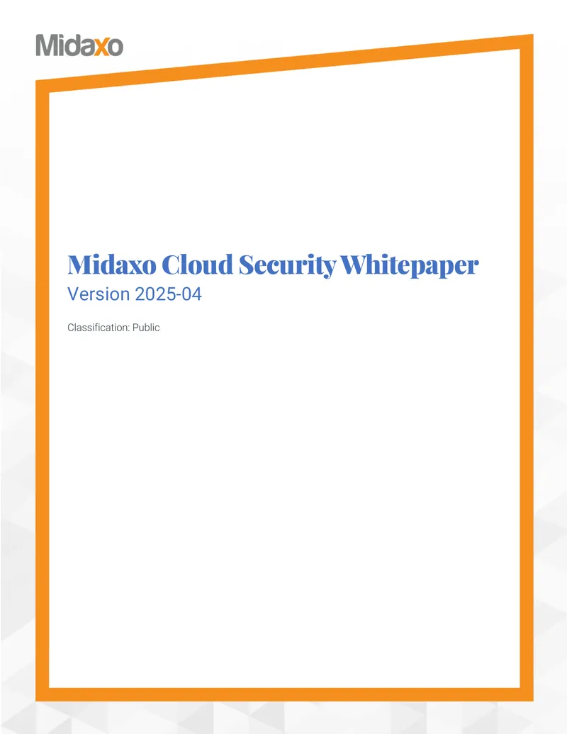 Midaxo Cloud Security Whitepaper
