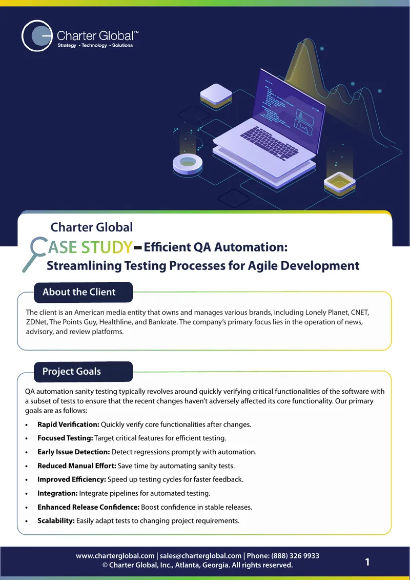Efficient QA Automation for Agile Development preview page 1