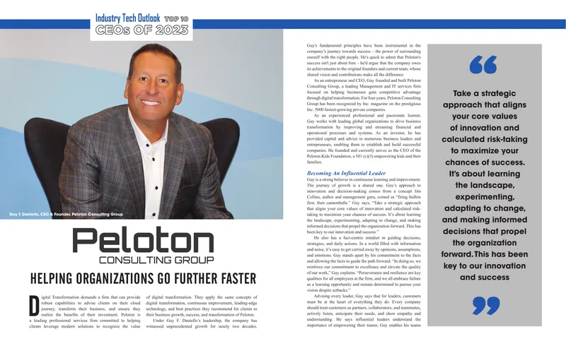 Peloton Consulting Group Digital Transformation Approach