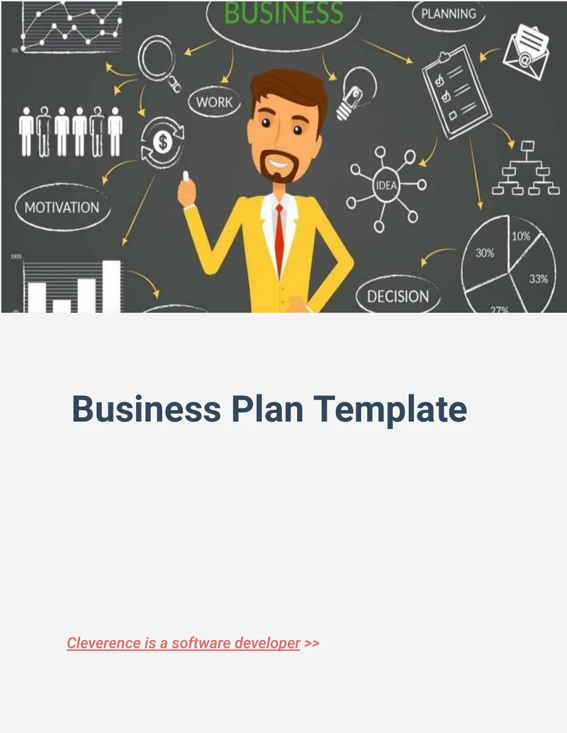 Business Plan Template for Software Development