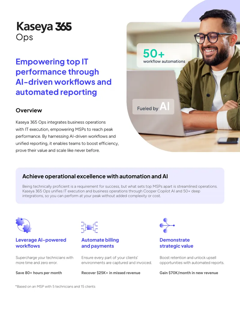 AI-Powered Workflows for Managed Service Providers