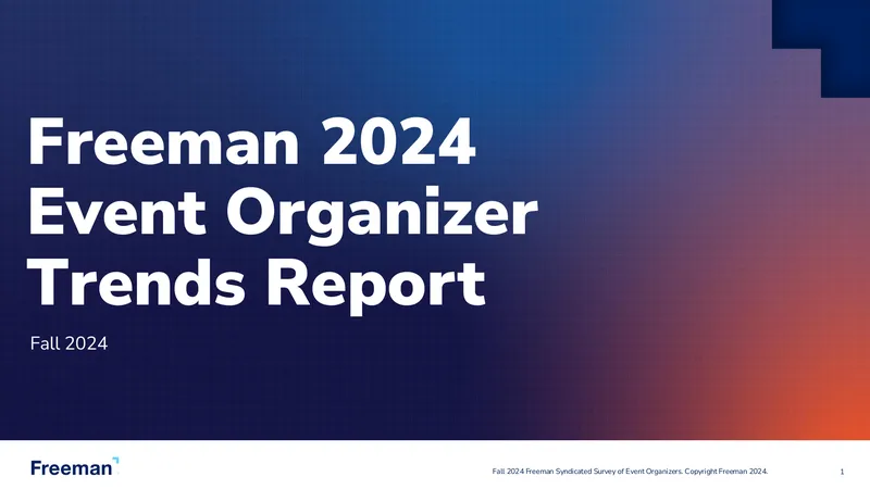Fall 2024 Event Organizer Trends Report