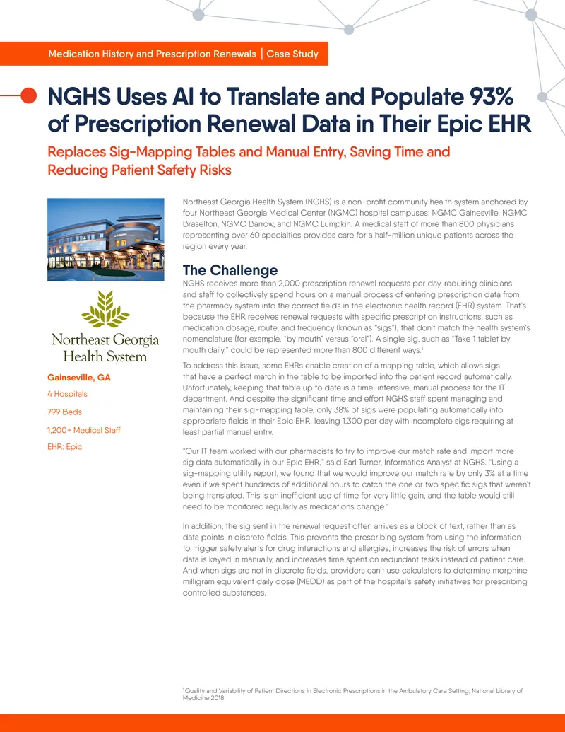 AI-Driven Prescription Renewal Process Improvement