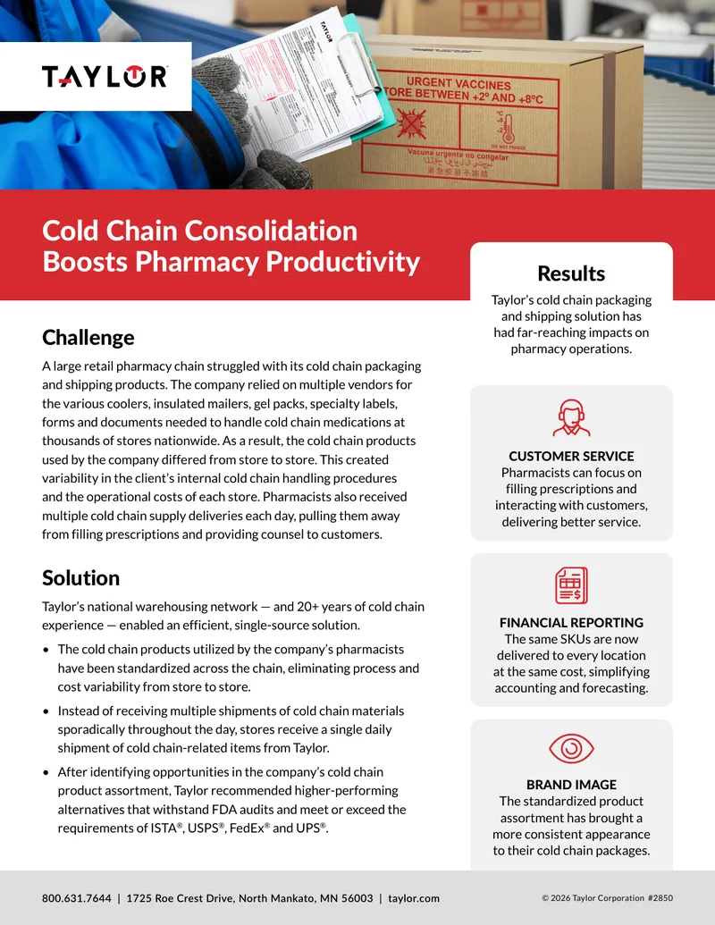 Cold Chain Packaging and Shipping Solution Impact
