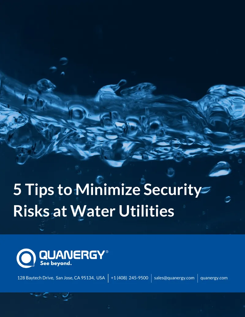 Five Strategies to Minimize Security Risks at Water Utilities