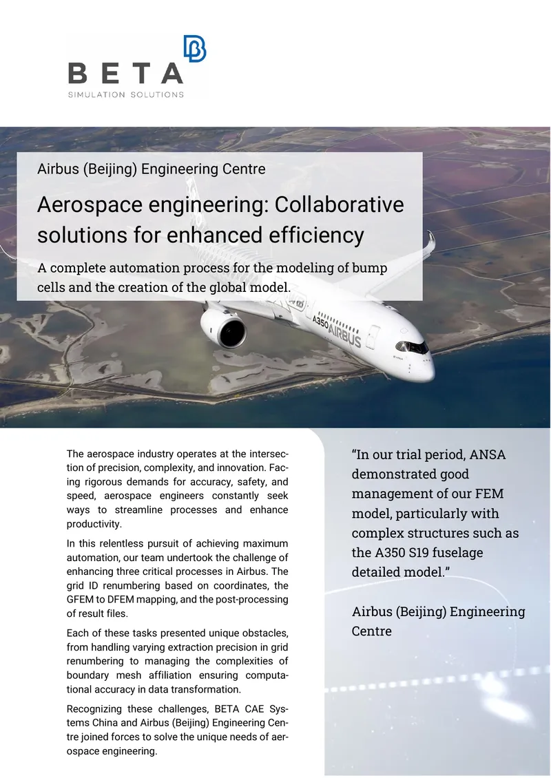 Automation Solutions for Aerospace Engineering Processes