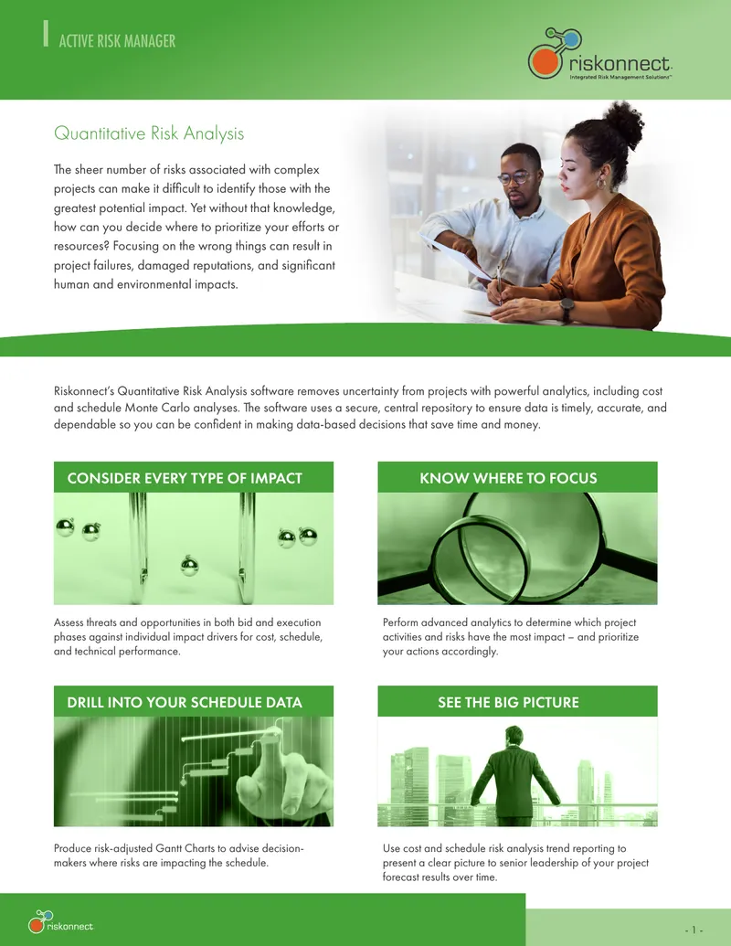 Quantitative Risk Analysis Software Overview