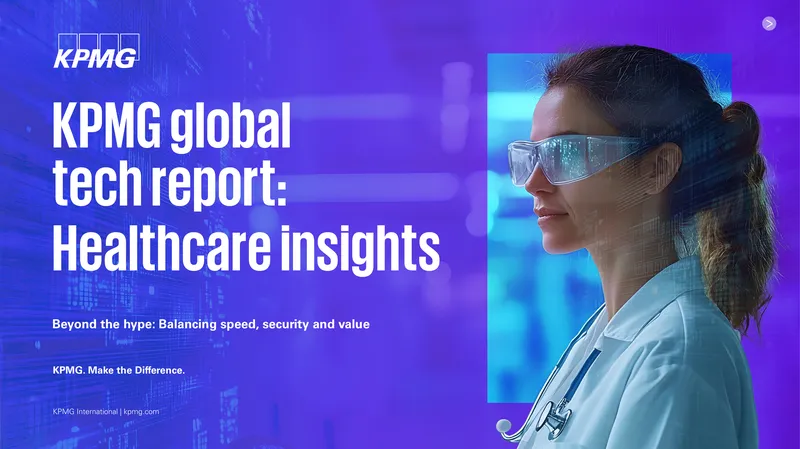 KPMG Global Tech Report on Healthcare Insights