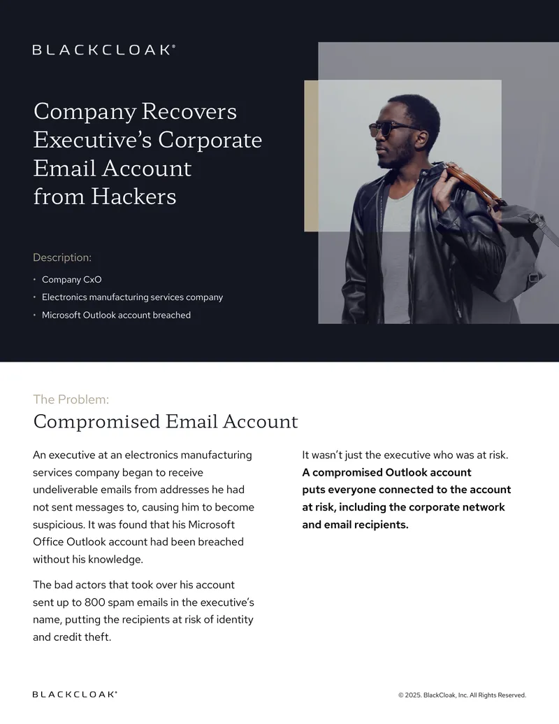 Corporate Email Account Breach Remediation Case Study