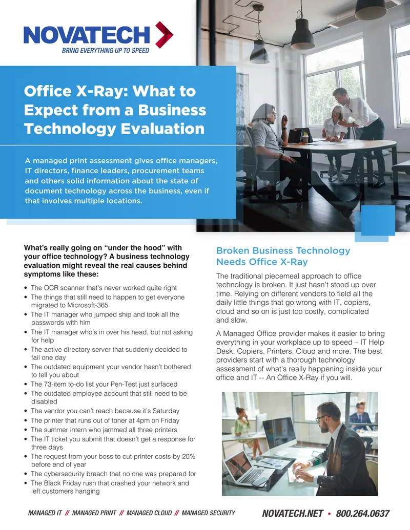 Office X-Ray Business Technology Evaluation Guide