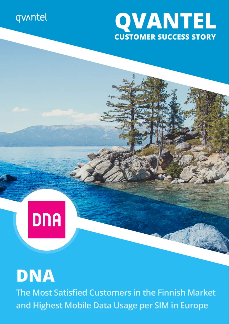 DNA Customer Success Story with Qvantel Flex BSS